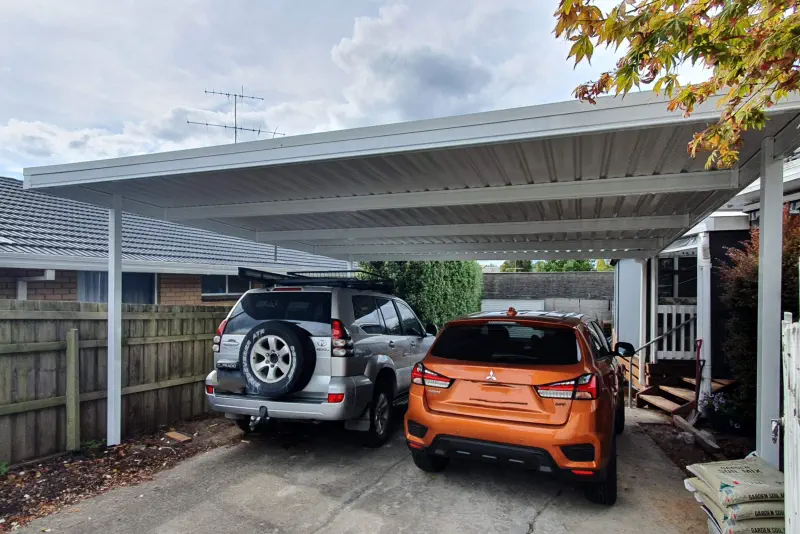Newborough carport by Villafab